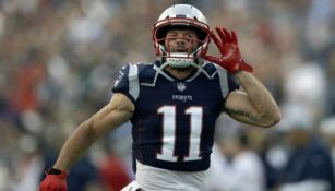 Julian Edelman durante un juego de los Patriots 