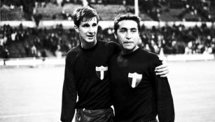 Enrique Borja e Isidoro Díaz en el Mundial de Inglaterra 1966 