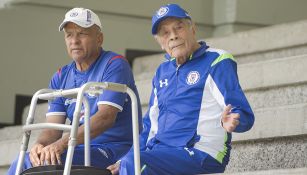 Trelles, en una de sus visitas a La Noria, casa del Cruz Azul