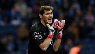 Iker Casillas en partido 