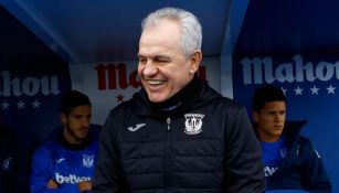 Javier Aguirre sonríe en un juego del Leganés