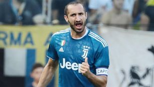  Giorgio Chiellini en un partido con la Juventus