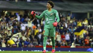 Ochoa, en un partido del América