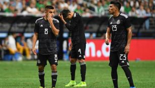 Selección Mexicana en partido de Nations League