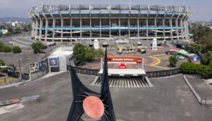 Panorámica del bello Estadio Azteca