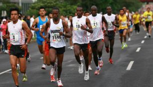 Corredores durante una carrera del Día del Padre