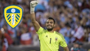 Sergio Romero durante un partido de Argentina