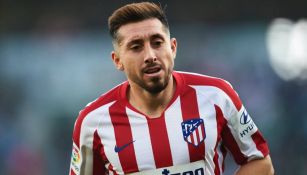 Héctor Herrera jugando con Atlético de Madrid