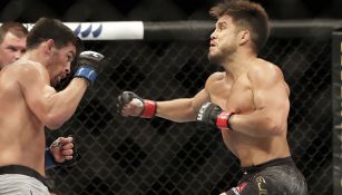 Henry Cejudo en la pelea contra Dominick Cruz 