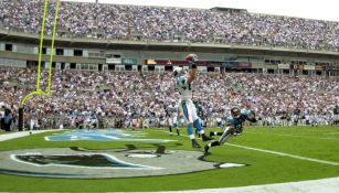 El Bank of America Stadium en acción de temporada regular