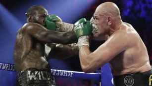  Tyson Fury en la pelea contra Deontay Wilder