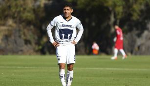 Miguel Carreón Jr en partido con la Sub 20 de Pumas 