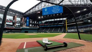 Globe Life Field, durante el receso por Covid-19