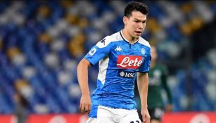 Chucky Lozano jugando con Napoli