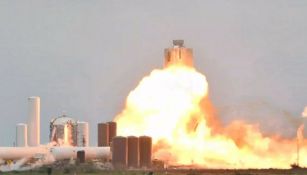 Explosión del SN4 en Boca Chica, Texas