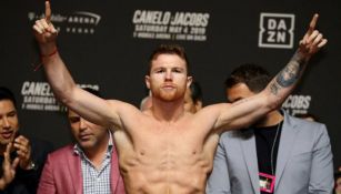 Canelo Álvarez en pesaje