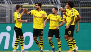 Jugadores de Borussia Dortmund celebrando
