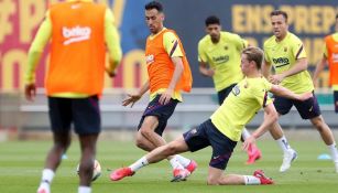 Entrenamiento del Barcelona