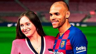 Barcelona: Esposa de Braithwaite creyó que él le era infiel antes de fichar con Barça