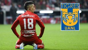 Leo Fernández en acción con Toluca