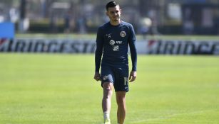 Benedetti en entrenamiento en Coapa