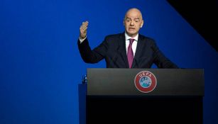 Infantino, en una conferencia de prensa