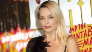 Margot Robbie durante una alfombra roja del filme 'Aves de presa'