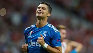 Cristiano Ronaldo se lamenta en juego contra Atlético de Madrid