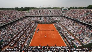 Cancha principal de Roland Garros con un lleno en 2019