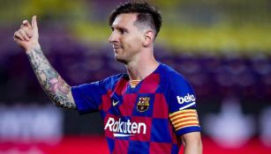 Lionel Messi celebra su gol 700 como profesional 
