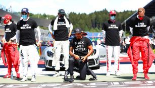 F1: Pilotos se arrodillaron en contra del racismo previo al GP de Austria