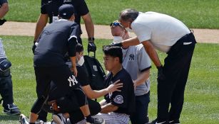 MLB: Masahiro Tanaka, dado de alta del hospital tras pelotazo