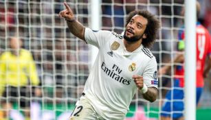 Marcelo durante un compromiso con el Real Madrid 