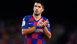 Luis Suárez durante un duelo con el Barcelona en LaLiga 