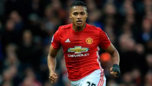 Antonio Valencia, en un partido del Manchester United 