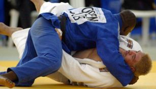 El exjudoca Claudio Zupo en acción