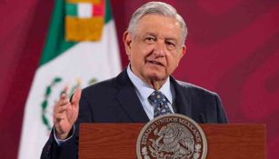 López Obrador en conferencia en Palacio Nacional