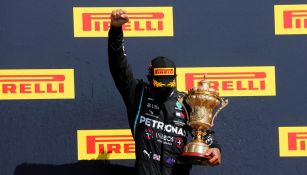 Lewis Hamilton ganó GP de Gran Bretaña con un neumático pinchado