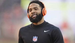 Odell Beckham Jr. sonríe previo a un juego