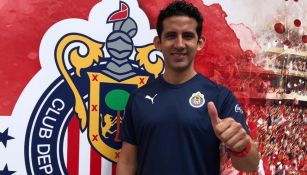 Édgar Mejía en las instalaciones de Chivas 