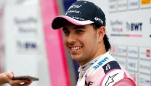 Checo Pérez tras carrera de la F1