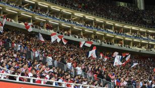 Afición de Chivas previo a un partido