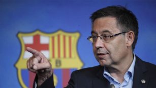 Josep Maria Bartomeu en un evento con Barcelona