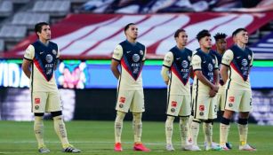 Jugadores del América previo a enfrentar a Pachuca