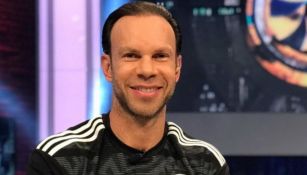 Zague, durante un programa de Tv Azteca