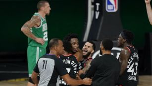 NBA: Raptors derrotó a Celtics en el último segundo
