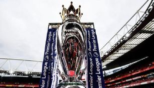 Panorámica de el trofeo de la Premier League 