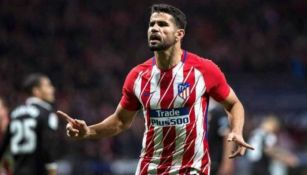 Diego Costa celebrando un gol con Atlético de Madrid