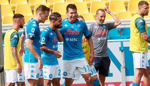 Chucky Lozano, titular y clave en el triunfo de Napoli ante Parma