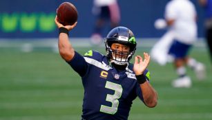 Russell Wilson en partido vs Patriotas